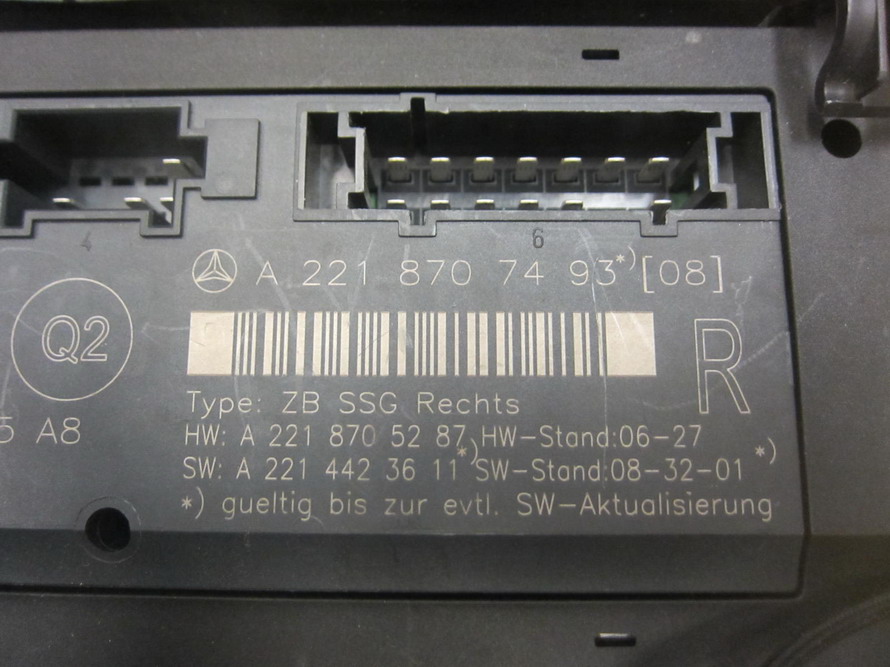 Mercedes Benz Seat Control box 2218707493 Used Auto Parts